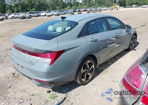 2021 Hyundai Elantra Limited z USA, uszkodzony, nr VIN KMHLP4AG5MU072589